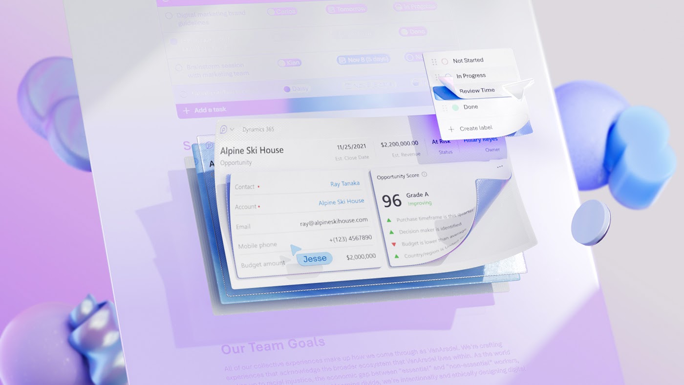 視頻 | 微軟Microsoft Loop UX界面視覺